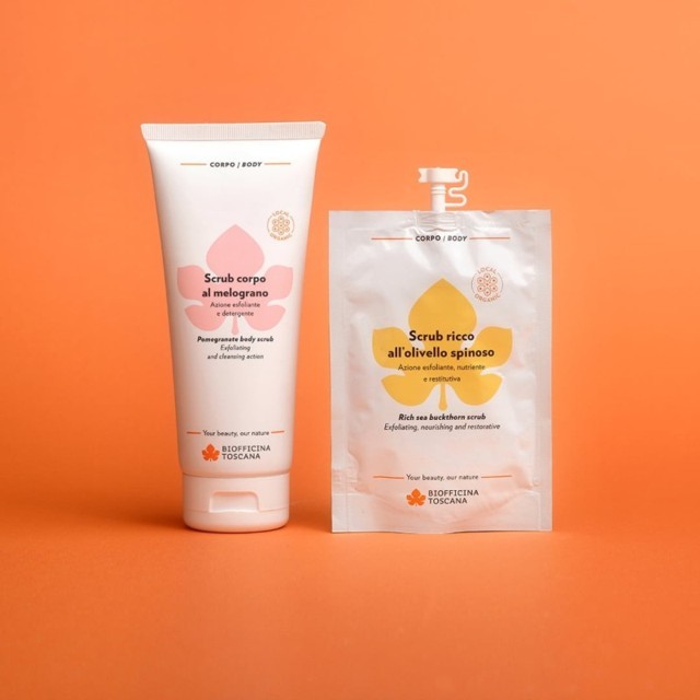 Scrub ricco all'olivello spinoso