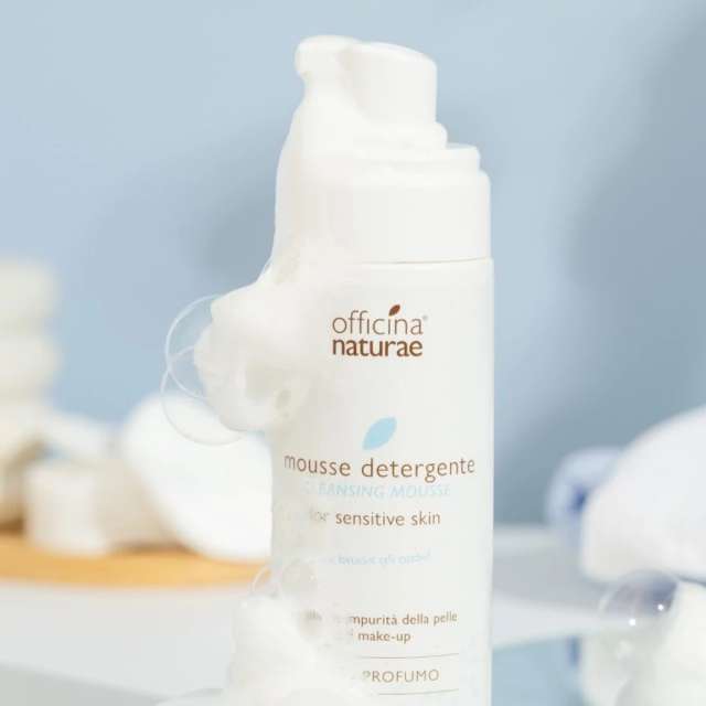 Mousse Detergente Viso Pelle Sensibile