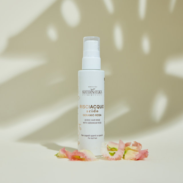 Risciacquo Acido Capelli al Geranio Rosa