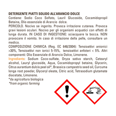 Arancino - Piatti Solido Arancio Officina Naturae