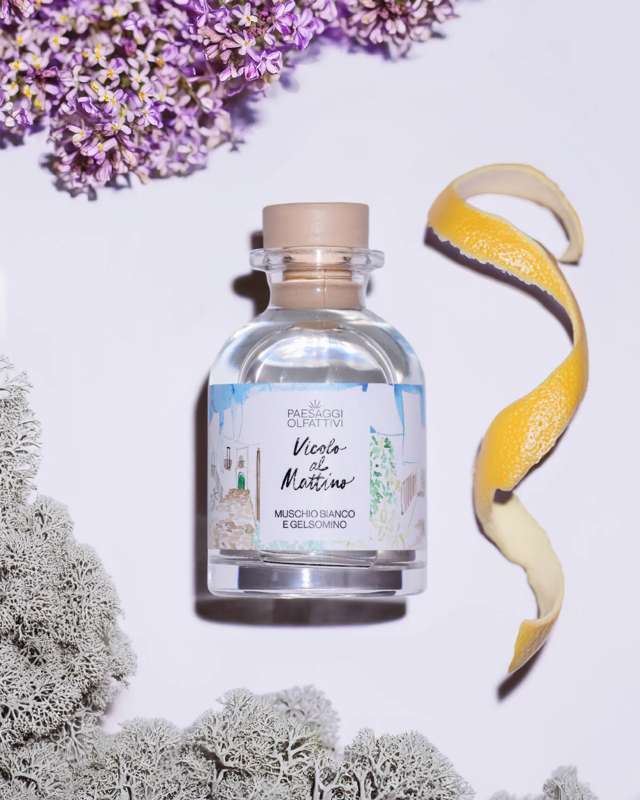 Diffusore d'Ambiente con Bastoncini Vicolo al Mattino Domea