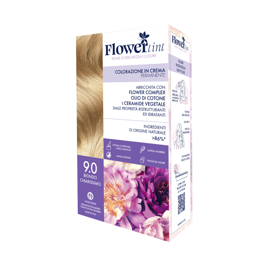 FlowerTint colorazione permanente 9.0 Biondo chiarissimo