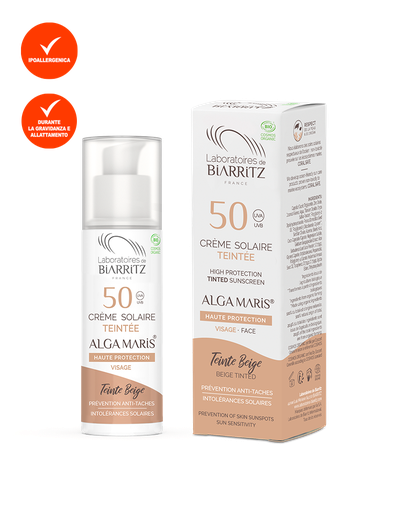 [3760211482527] Crema Solare Colorata Viso SPF 50 (Beige)