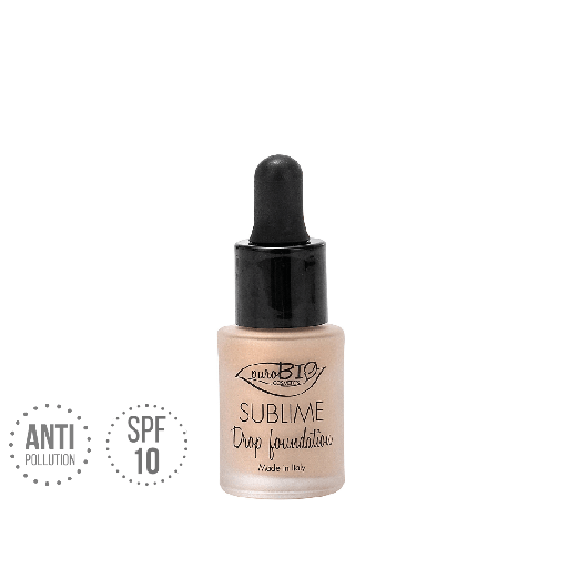 [8051411362470] Sublime Drop Foundation Purobio (n.01)