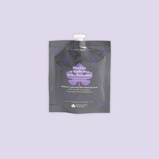 [8003140492089] Maschera in Argilla Nera Detox-Illuminante Biofficina Toscana