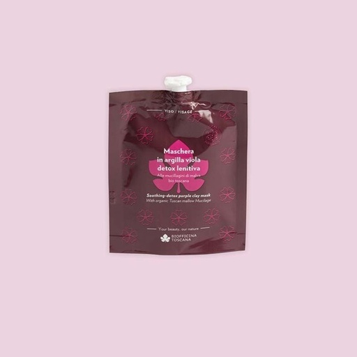 [8003140491013] Maschera in Argilla Viola Detox-Lenitiva Biofficina Toscana