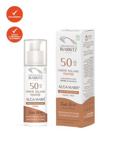 Crema Solare Colorata Viso SPF 50